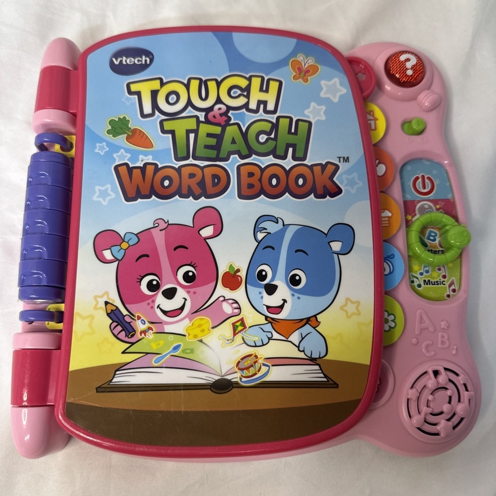 VTech Touch and Teach Word Book Interactive Educational Toddler Toy Musical Fun